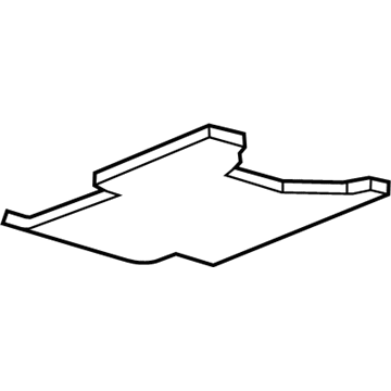 23108050 GM Headliner Pad Illustration 1 of 1
