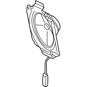 15054681 GM Rear Driver Speaker, Passenger Side Illustration 1 of 1