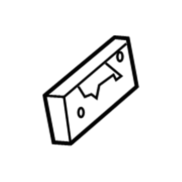 20971945 GM Nameplate, Rear Illustration 1 of 1