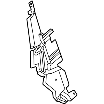 GM 84819413 End Cap Deflect, Driver Side 84819413 GM End Cap Deflect, Driver Side Illustration 1 of 1