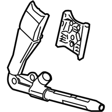 19258016 GM Tensioner, Black, Passenger Side Illustration 1 of 1