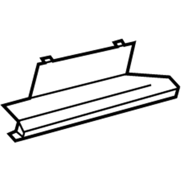 GM 20985604 Head Air Bag Bracket, Driver Side 20985604 GM Head Air Bag Bracket, Driver Side Illustration 1 of 1