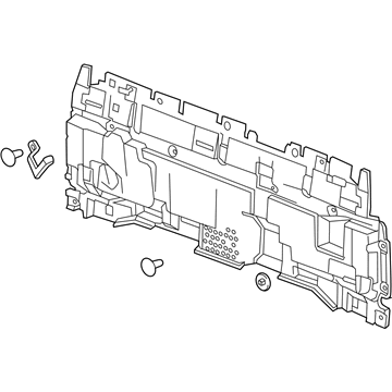 GM 84469413 Insulator, Rear 84469413 GM Insulator, Rear Illustration 1 of 1