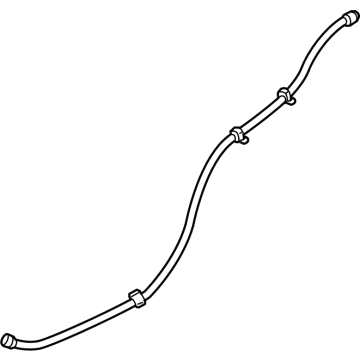 39123428 GM Washer Hose Illustration 1 of 1