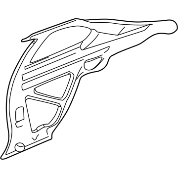Oldsmobile 22654837 Inner Quarter Panel
