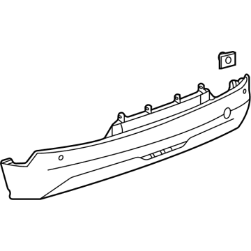 GM 42779092 Lower Filler 42779092 GM Lower Filler Illustration 1 of 1