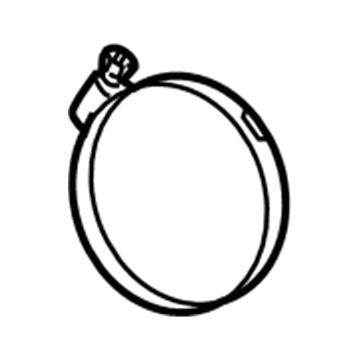 GM 25733253 Intake Duct Clamp 25733253 GM Intake Duct Clamp Illustration 1 of 1
