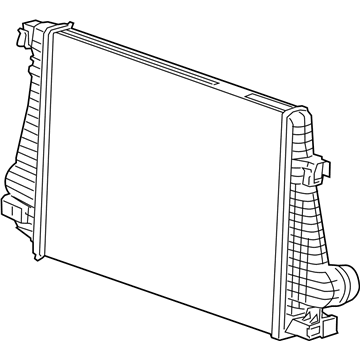 GM 84356897 Radiator 84356897 GM Radiator Illustration 1 of 1