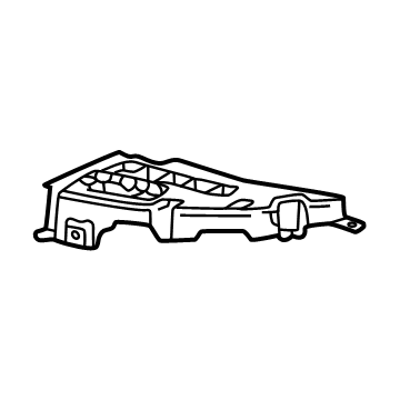 GM 84109333 End Filler, Front Driver Side 84109333 GM End Filler, Front Driver Side Illustration 1 of 1