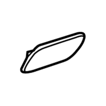 GM 13474358 Reflector, Driver Side 13474358 GM Reflector, Driver Side Illustration 1 of 1