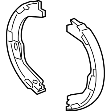 Chevy Camaro Parking Brake Shoes - 22857907