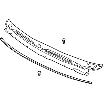 Chevy 30022604 Cowl Grille