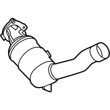 12685181 GM Catalytic Converter, Driver Side Illustration 1 of 1