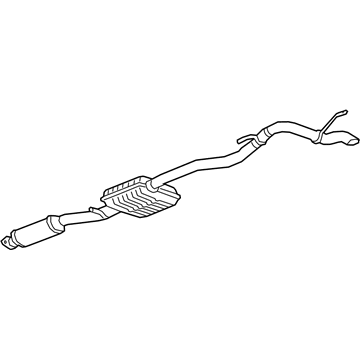 GM 84276458 Muffler & Pipe 84276458 GM Muffler & Pipe Illustration 1 of 1