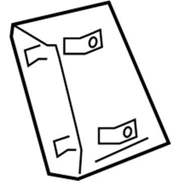 Saturn 15814481 Lower Molding