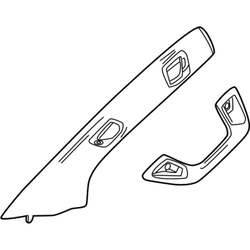 Chevy 85010729 Windshield Pillar Trim
