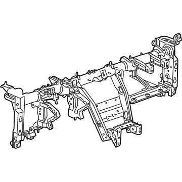 GM 23456115 Reinforcement Beam 23456115 GM Reinforcement Beam Illustration 1 of 1