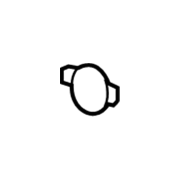 23235302 GM Console Base Hole Cover, Black, Front Passenger Side Illustration 1 of 1