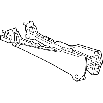 GM 23243380 Console Base, Black 23243380 GM Console Base, Black Illustration 1 of 1