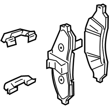 Pontiac Brake Pads - 92206846