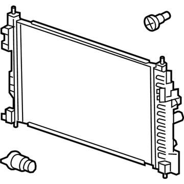 Chevy 22883363 Radiator