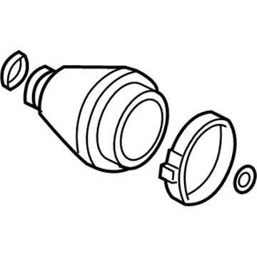 GM 25786428 Boot Kit, Green Line, Front 25786428 GM Boot Kit, Green Line, Front Illustration 1 of 1