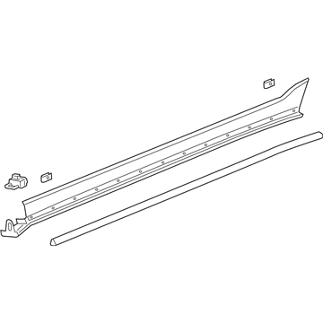 GMC 84679046 Rocker Molding