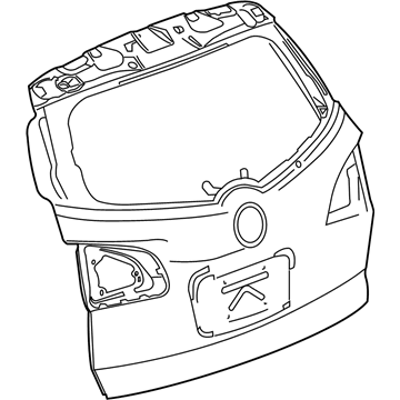 20965240 GM Lift Gate Illustration 1 of 1