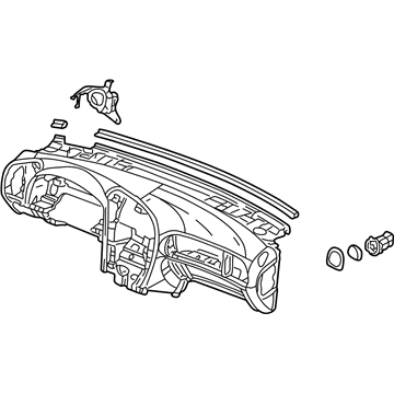 15197407 GM Instrument Panel, Oak Illustration 1 of 1