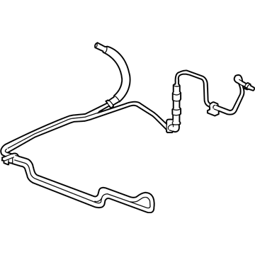 GM 19177770 Power Steering Cooler Tube 19177770 GM Power Steering Cooler Tube Illustration 1 of 1