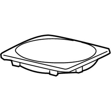 10344289 GM Speaker Grille, Driver Side Illustration 1 of 1