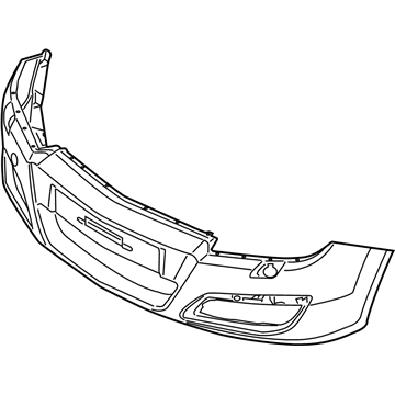 Saturn Astra Bumper Cover - 94713451