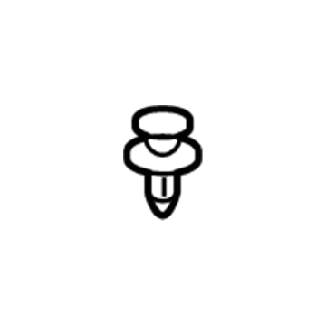 GM 9130754 Bumper Cover Rivet 9130754 GM Bumper Cover Rivet Illustration 1 of 1