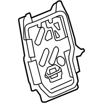 22775881 GM Seat Back Frame, Rear Passenger Side Illustration 1 of 1