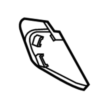 GM 25979522 Inner Trim, Titanium, Passenger Side 25979522 GM Inner Trim, Titanium, Passenger Side Illustration 1 of 1