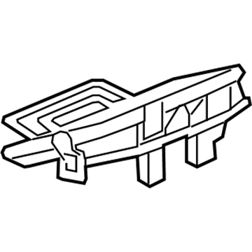 15899422 GM Cushion Frame, Rear Passenger Side Illustration 1 of 1