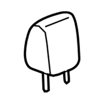 GM 20918156 Headrest, Rear 20918156 GM Headrest, Rear Illustration 1 of 1