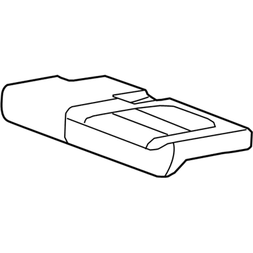 84428009 GM Cushion Cover, Gray Illustration 1 of 1