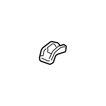 GM 84244336 Front Cover, Jet Black 84244336 GM Front Cover, Jet Black Illustration 1 of 1