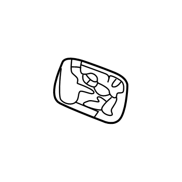 GM 84076168 Pull Strap Bezel, Jet Black 84076168 GM Pull Strap Bezel, Jet Black Illustration 1 of 1