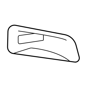 Chevy 84688632 Seat Belt Bezel