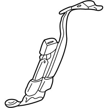 Chevy 12384285 Center Seat Belt