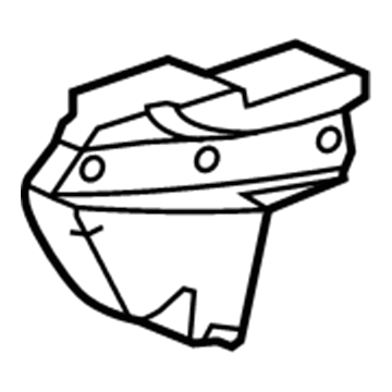 15578024 GM Door Trim Panel Pad Illustration 1 of 1