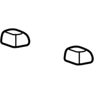 GM 88890180 Sunshade Stop 88890180 GM Sunshade Stop Illustration 1 of 1
