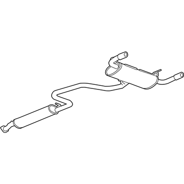 Chevy 25844222 Muffler & Pipe