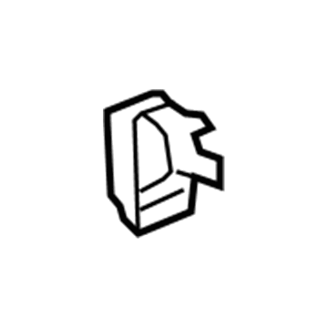 GM 15821039 Lock Pillar Lower Extension, Rear Driver Side 15821039 GM Lock Pillar Lower Extension, Rear Driver Side Illustration 1 of 1
