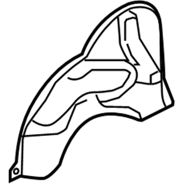 GM 15777818 Inner Wheelhouse, Driver Side 15777818 GM Inner Wheelhouse, Driver Side Illustration 1 of 1