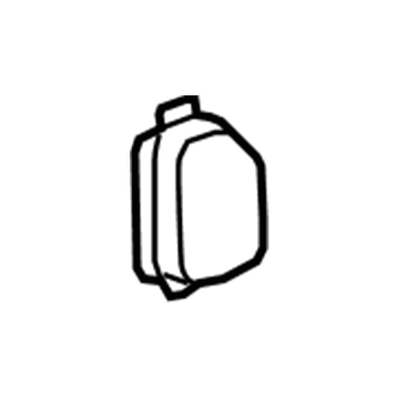 GM 15821043 Lock Pillar Upper Extension, Rear Driver Side 15821043 GM Lock Pillar Upper Extension, Rear Driver Side Illustration 1 of 1