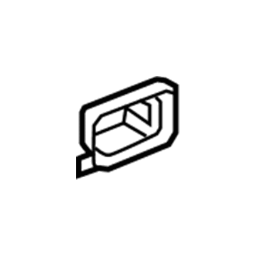 GM 22724944 Hinge Reinforcement, Front Upper Passenger Side 22724944 GM Hinge Reinforcement, Front Upper Passenger Side Illustration 1 of 1