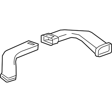 20932970 GM Outlet Duct, Passenger Side Illustration 1 of 1